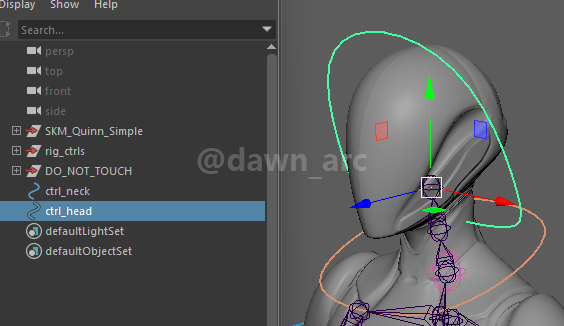 [Maya]Rigging 11 - Neck and Head